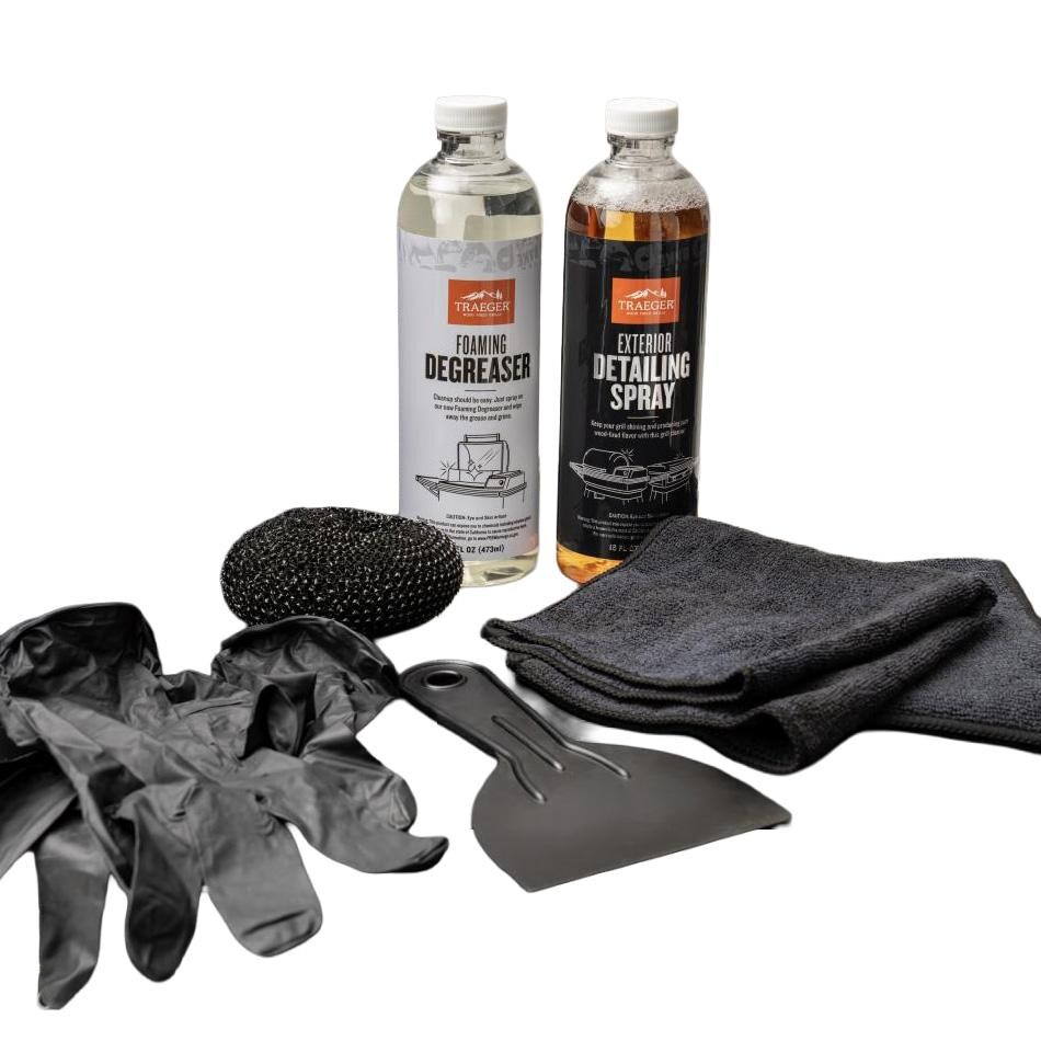 Traeger Tailgater 20 Portable Wood Pellet Grill - Black 5 Pc Bundle - Kit - White Background thumbnail