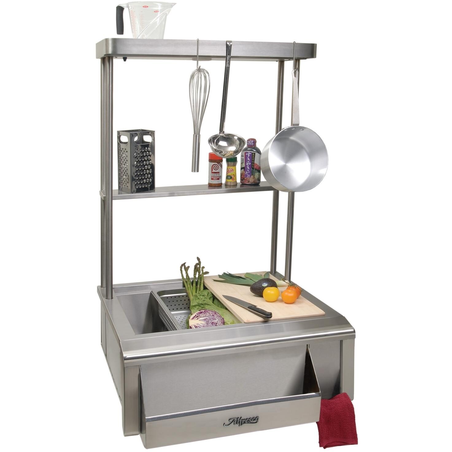 Alfresco Middle Shelf For For 30-Inch Main Sink System Installed (Only Middle Shelf Included) thumbnail