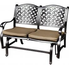 Darlee Nassau Cast Aluminum Patio Bench Glider image
