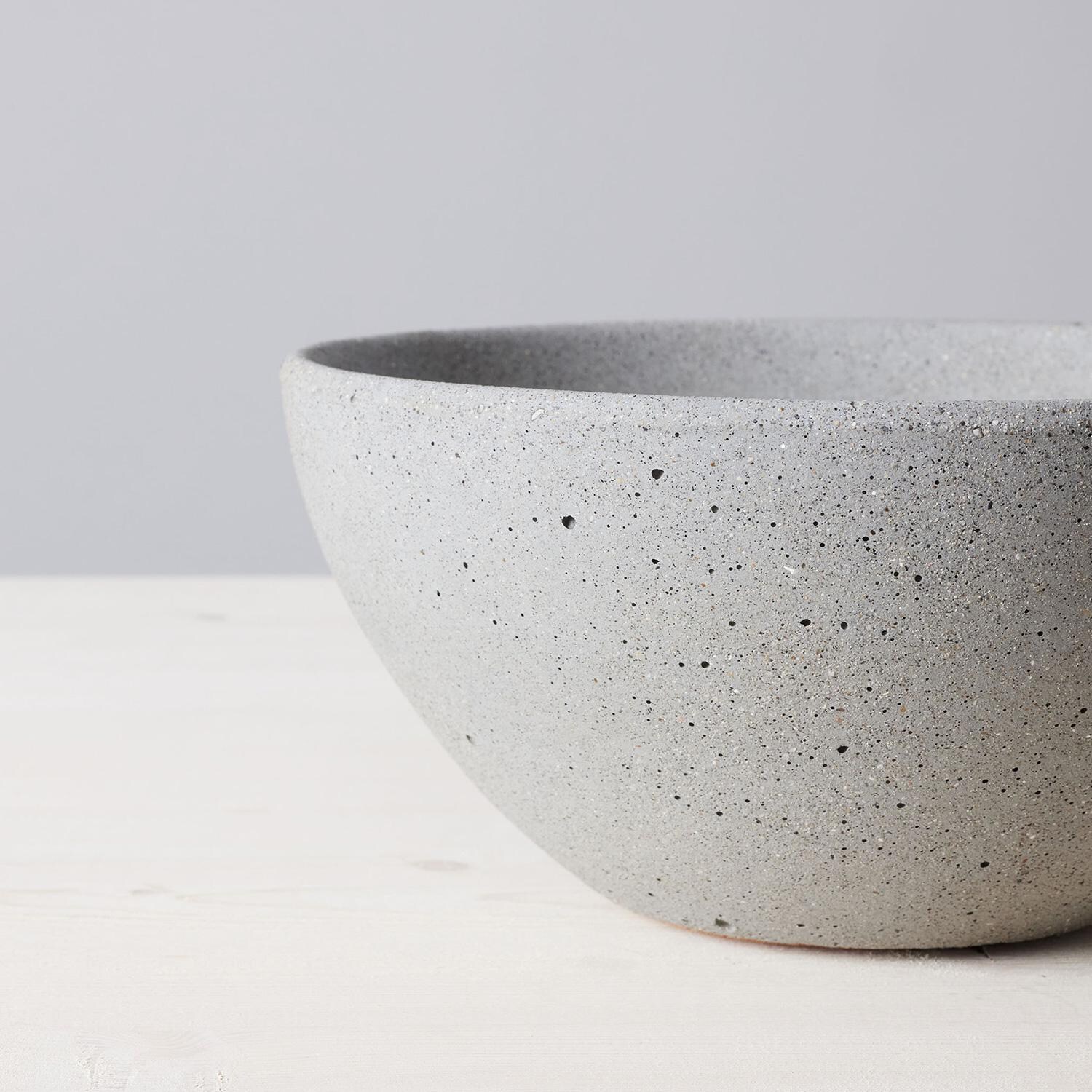 TerraFlame Basin Table Top Fire Bowl - Pewter - Detail thumbnail