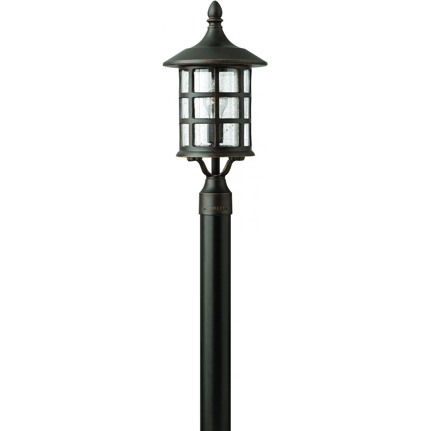 Hinkley Lighting Freeport One Light 20-Inch Outdoor Post Light - Oil Rubbed Bronze - 1801OZ