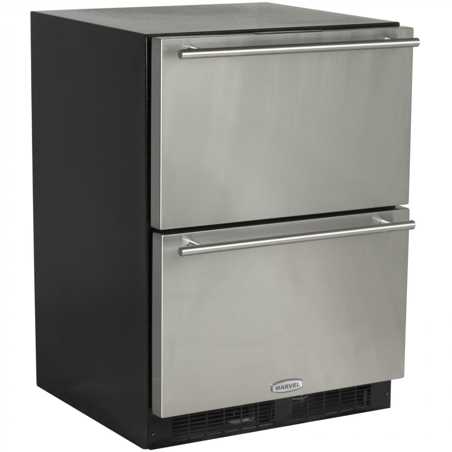 Marvel 24-Inch Built-In Refrigerated Drawers - Stainless Steel - ML24RDS3NS thumbnail