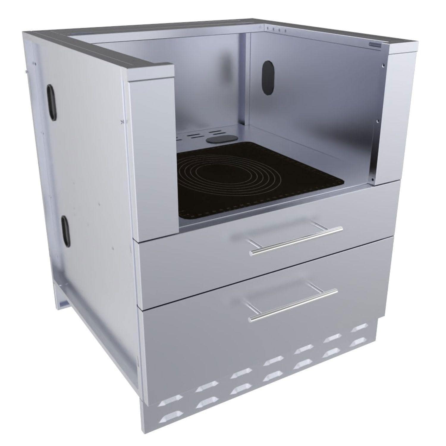 Sunstone 30-in Kamado Base Cabinet for Up To 24-in Kamado & for Sunstone Power Cirque - SAC30KBDC