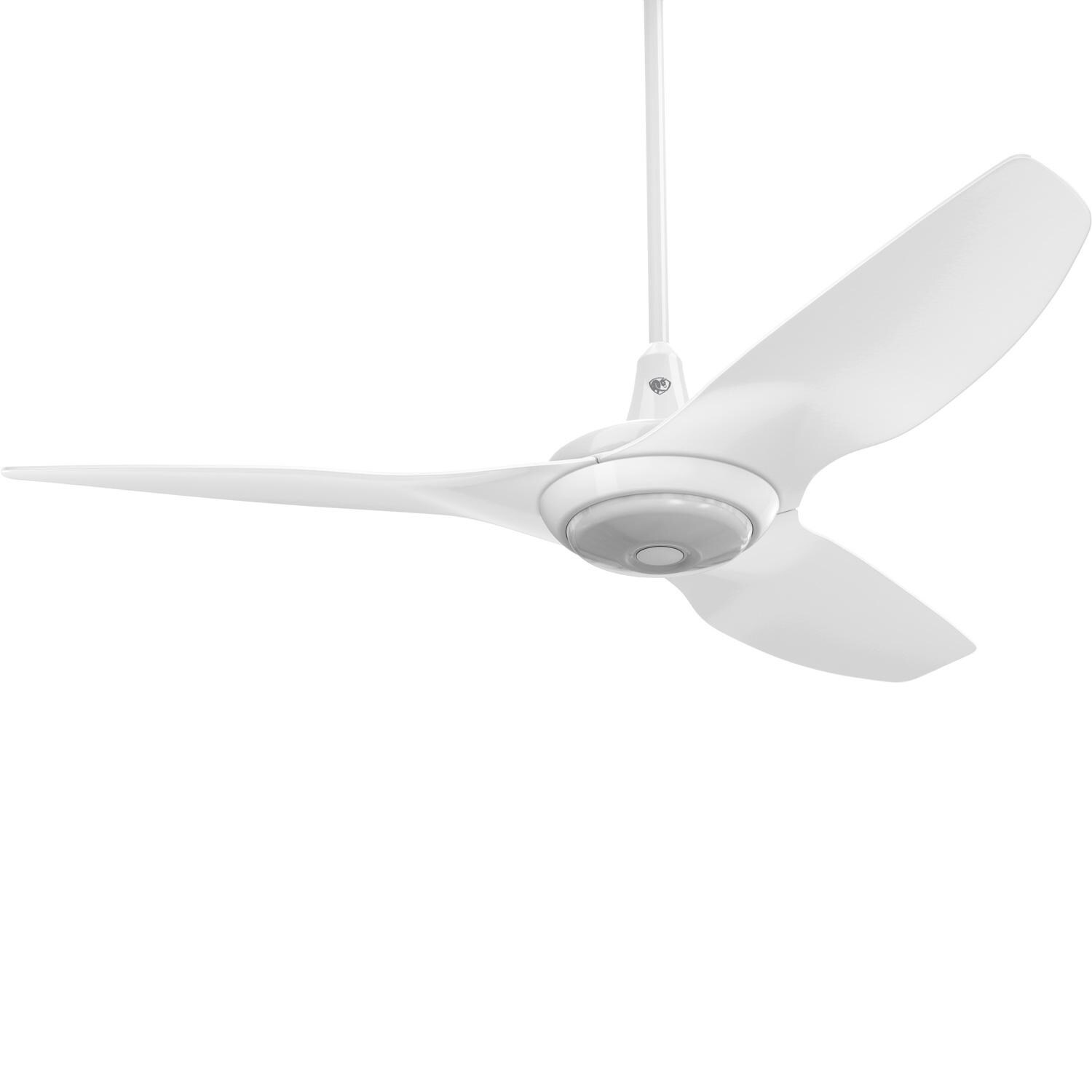 Big Ass Fans 52-Inch Haiku Ceiling Fan Universal Mount W/32-Inch Downrod & Downlight in White - MK-HK4-042506A259F259G10I32S2