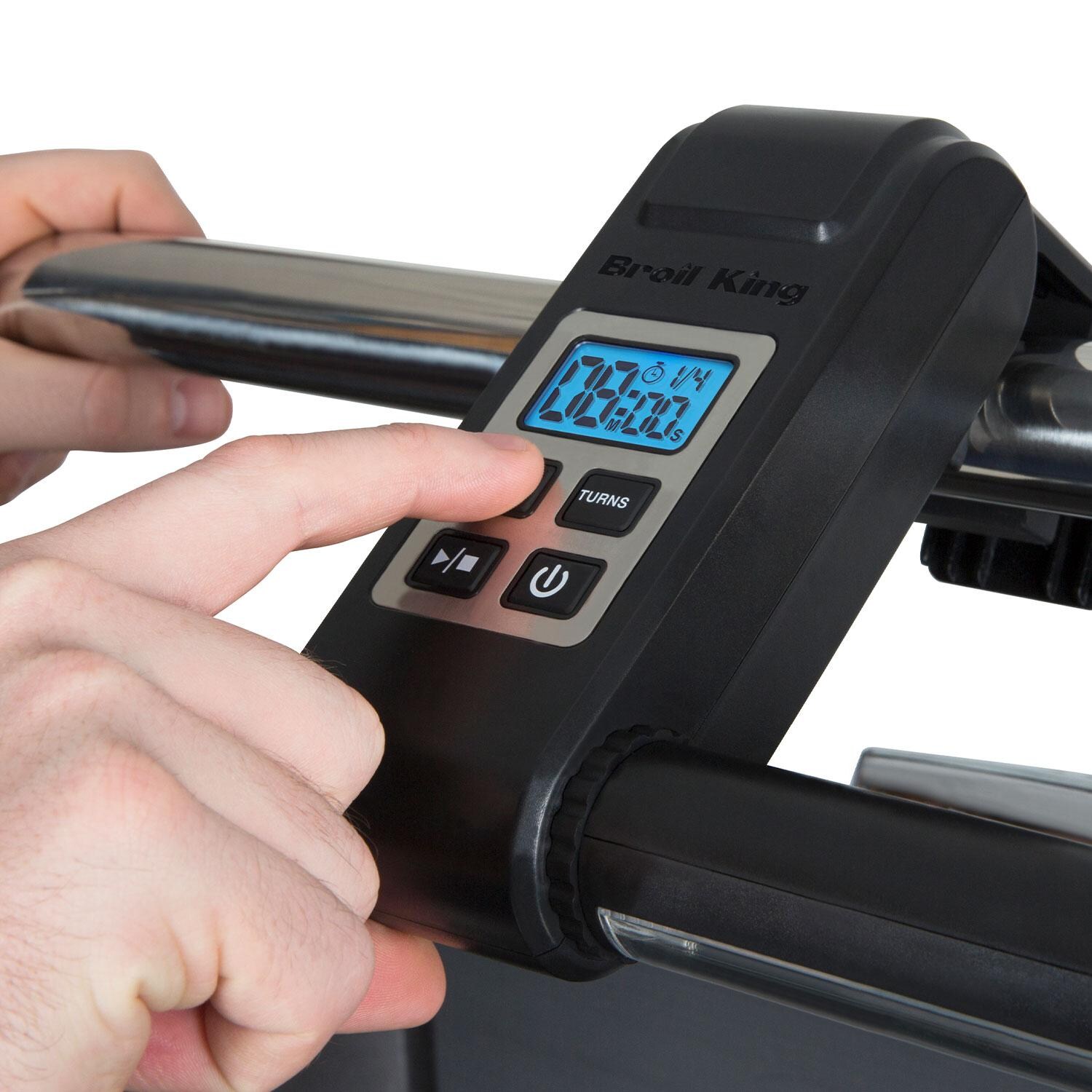 Broil King 60938 Deluxe Grill Light and Timer - Push Buttons - White Background thumbnail