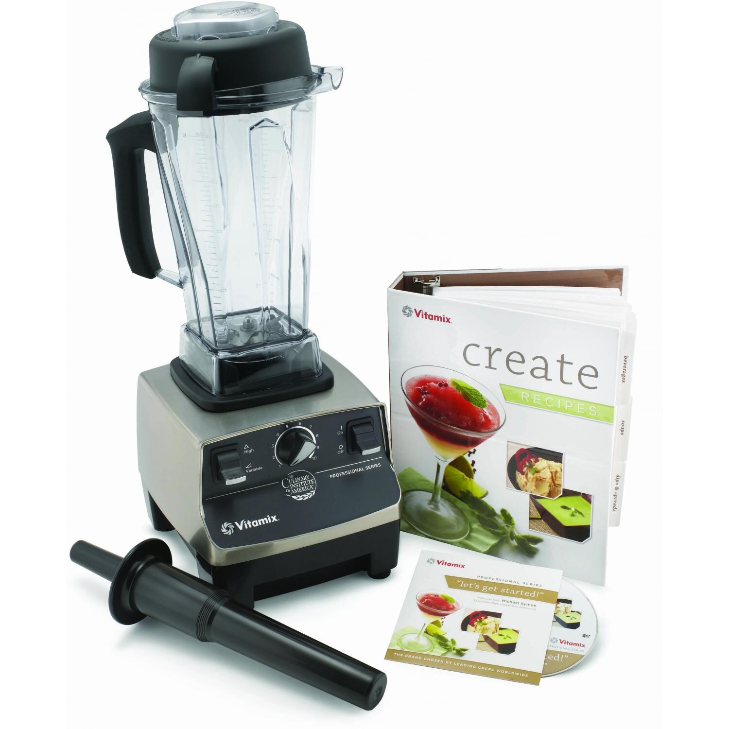 希少CIAコラボVitamix Professional Series 本体 Vitamix CIA Professional C-Series Blender - Brushed Stainless