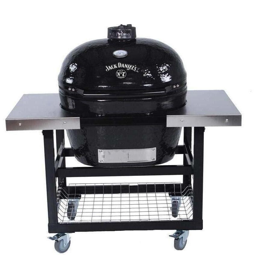 Primo Jack Daniels Edition Oval XL 400 Ceramic Kamado Grill On Steel