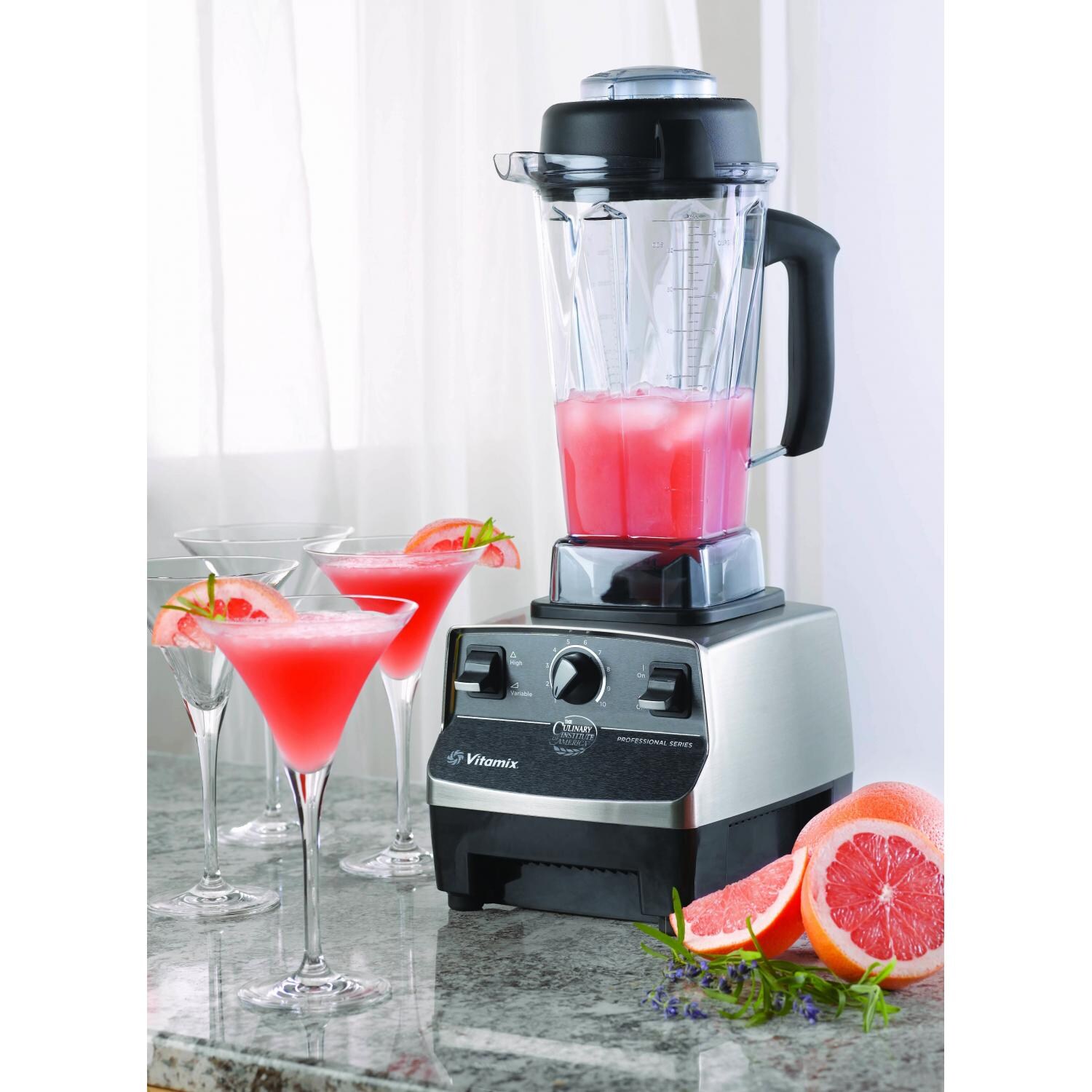 Vitamix CIA Professional Series - Brushed Stainless Finish (Shown Making Frozen Drinks) thumbnail