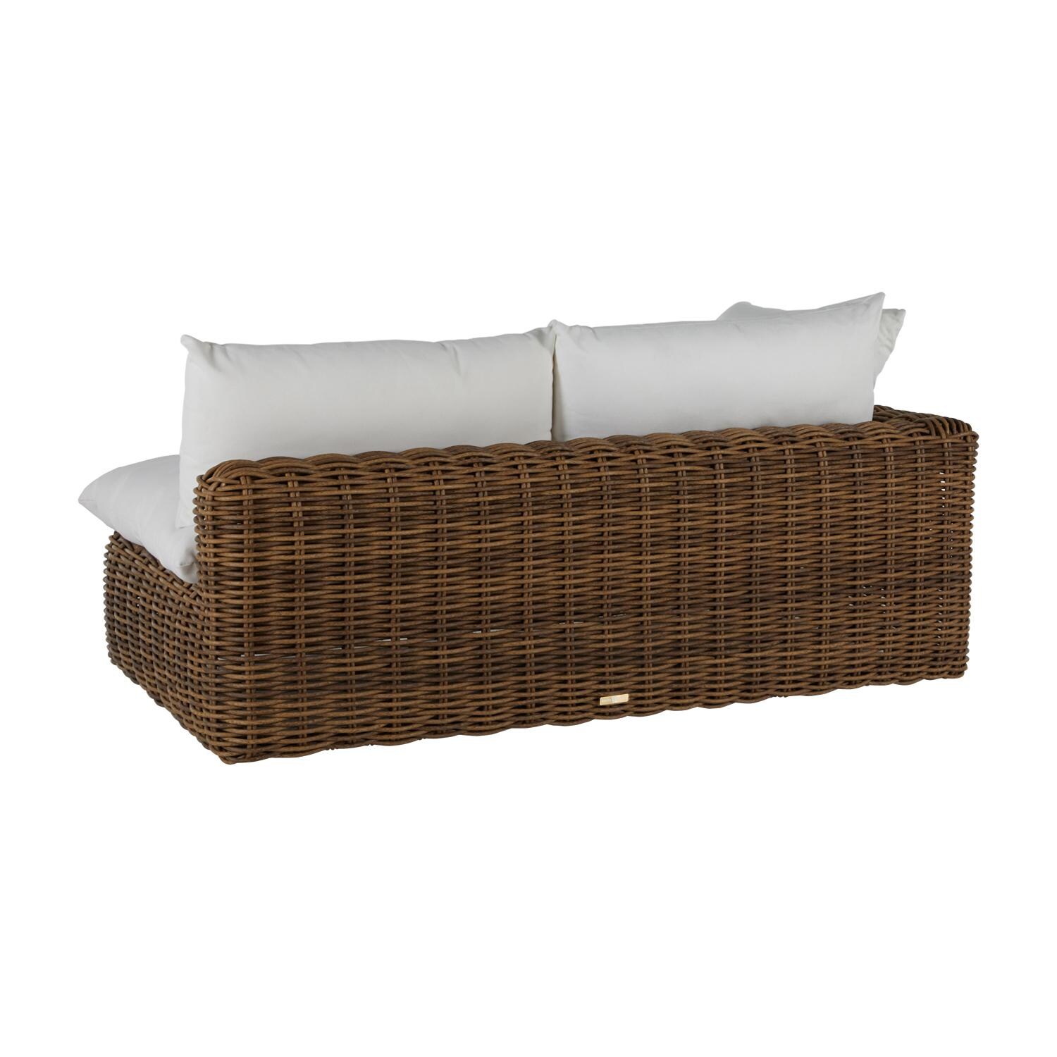 Summer Classics 339282+C774F664N Montecito Woven Left Arm Facing Loveseat - Rear Right Side thumbnail