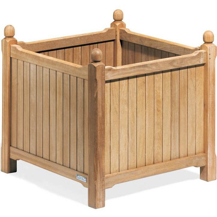 Natural Shorea 28-Inch Square Planter Box thumbnail