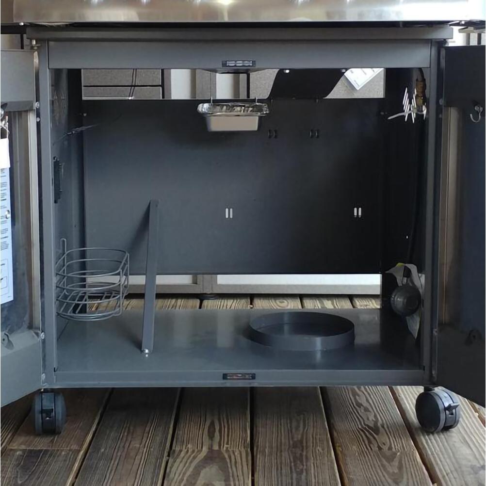 Napoleon LEX 485 Freestanding Gas Grill - Cart Interior View thumbnail