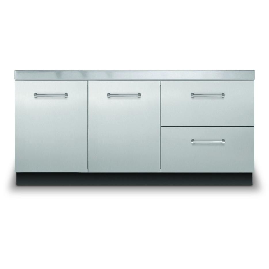 Viking VQBO5322SS 53-Inch Stainless Steel Outdoor Grill Cabinet