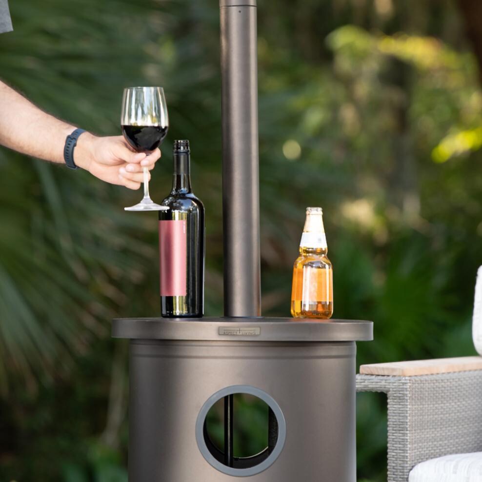 hanover han002brss steel umbrella propane patio heater - Heater, 7' tall, Propane, 41,000 BTU ensuring that your investment will last for years while offering 41 Hanover H002BRSS - Hanover Home