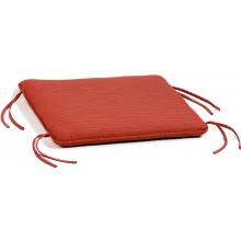 Sunbrella Dupione Papaya Small Outdoor Replacement Ottoman Cushion W/ Knife Edge By Oxford Garden image