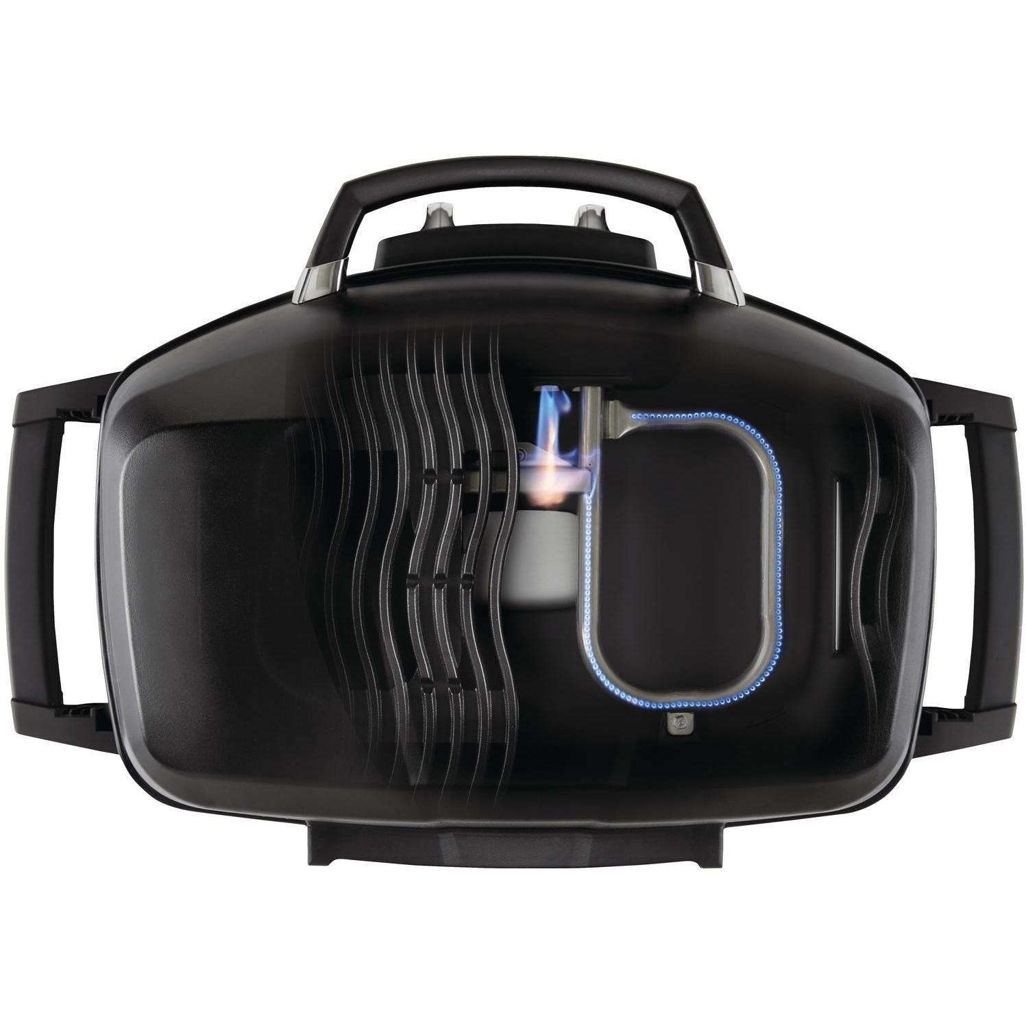 Napoleon PRO285N-BK TravelQ PRO 285 Portable Natural Gas Grill - Black - Internal View Showing Jetfire Ignition - Detail thumbnail