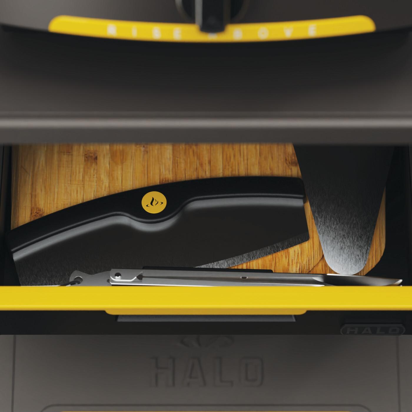 HALO HO-1006-XNA Countertop Cart - Open Storage Drawer thumbnail