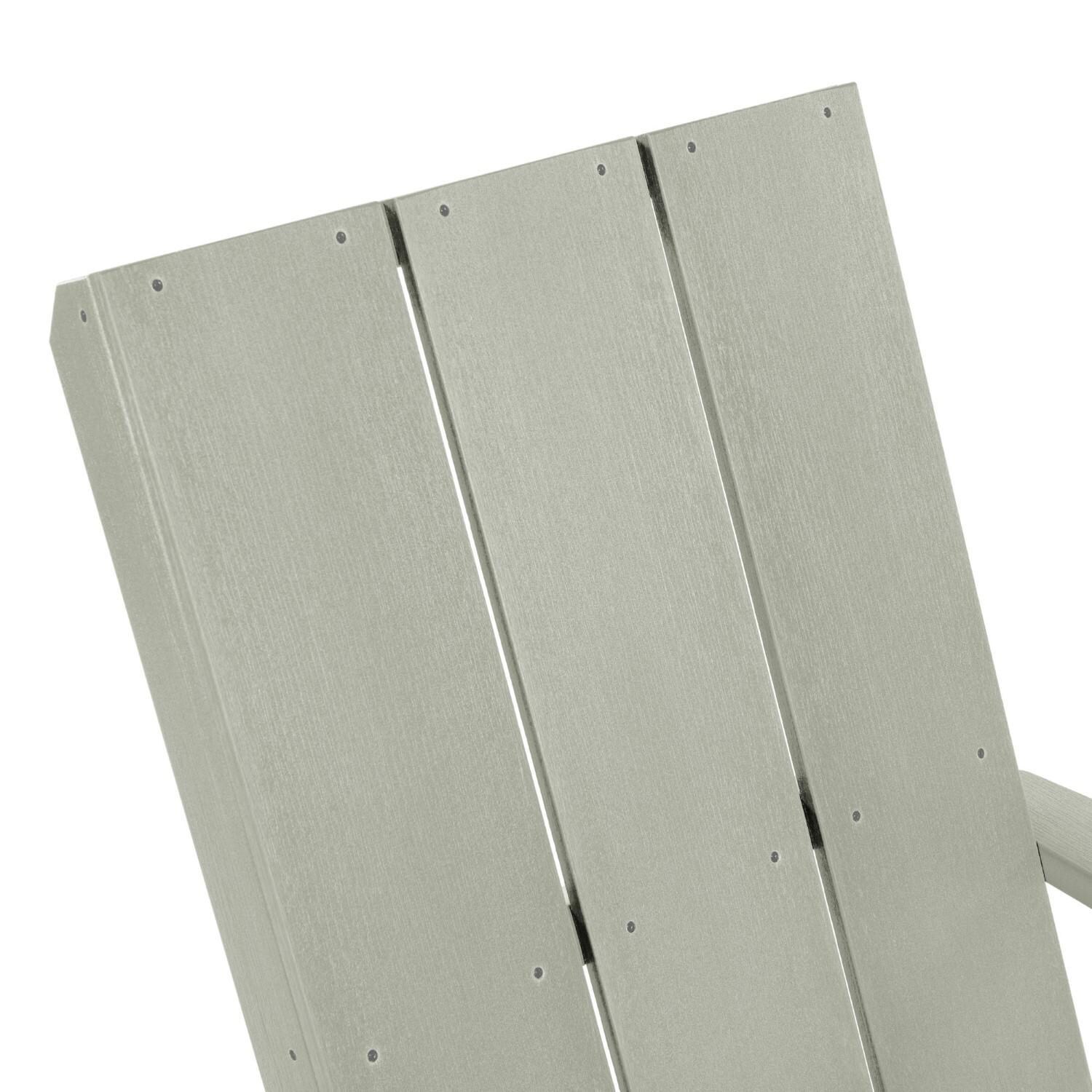 Lakeview Classical Cove Modern Adirondack Chair - Eucalyptus - Headrest thumbnail