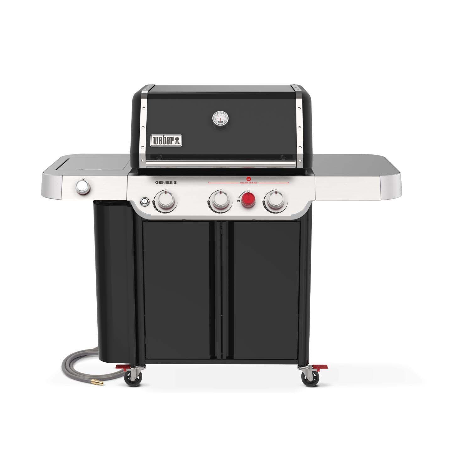 Weber Genesis E-335 Natural Gas Grill w/ Sear Zone & Side Burner - Black - 1500536