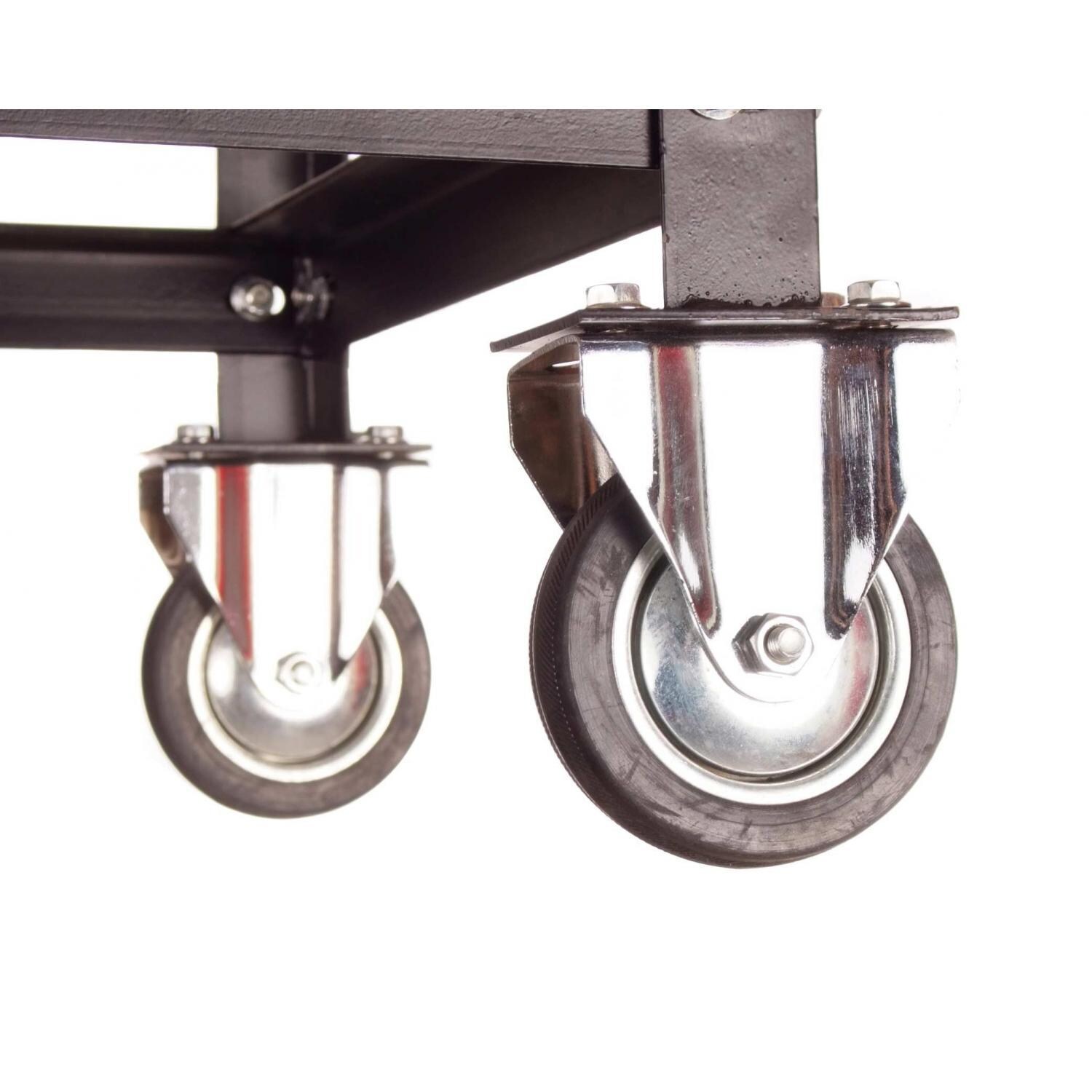 Cajun Cookware 2-Burner Propane Gas Stove On Cart - Wheels thumbnail