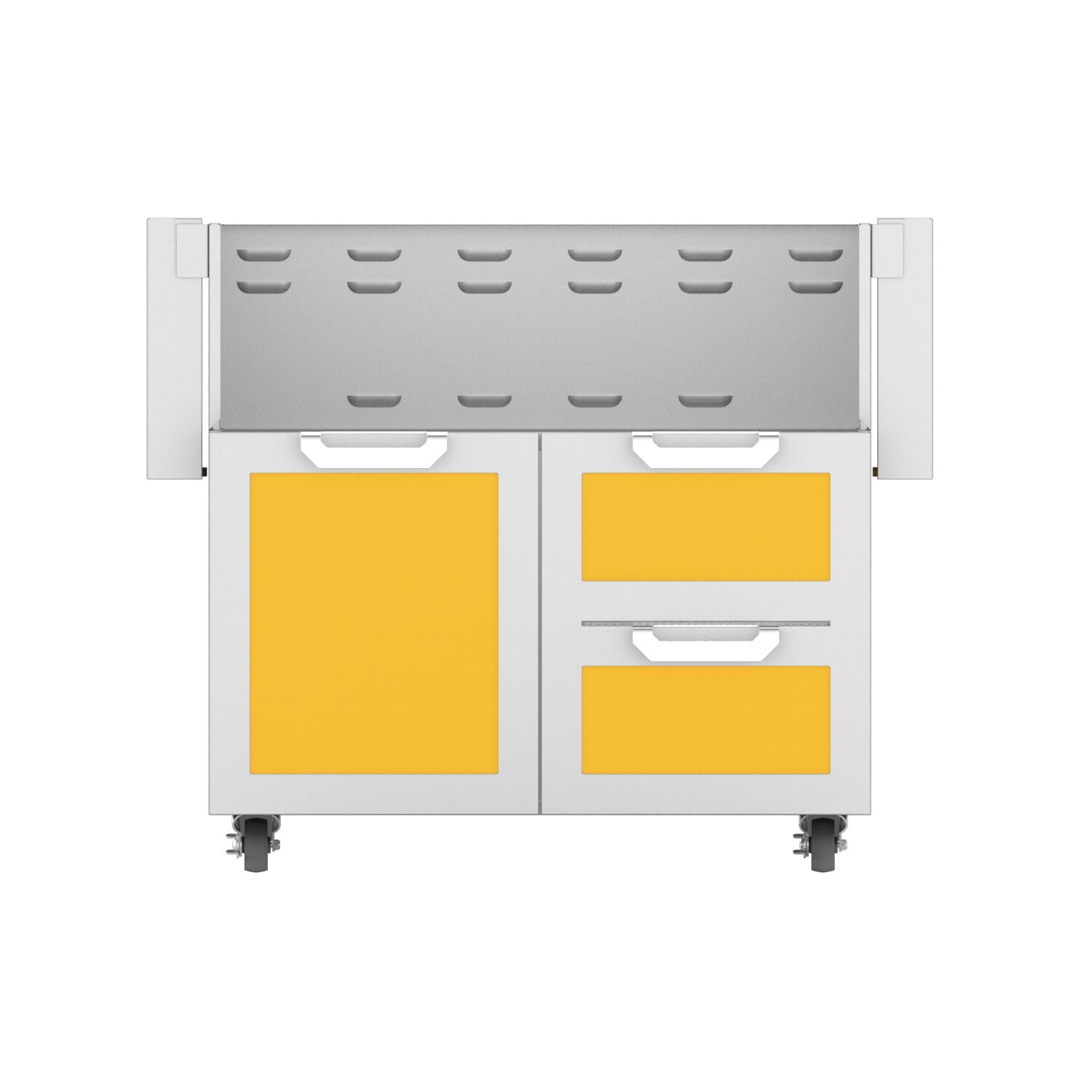 Hestan Double Drawer And Door Tower Cart For 36-Inch Gas Grill - Sol - GCR36-YW