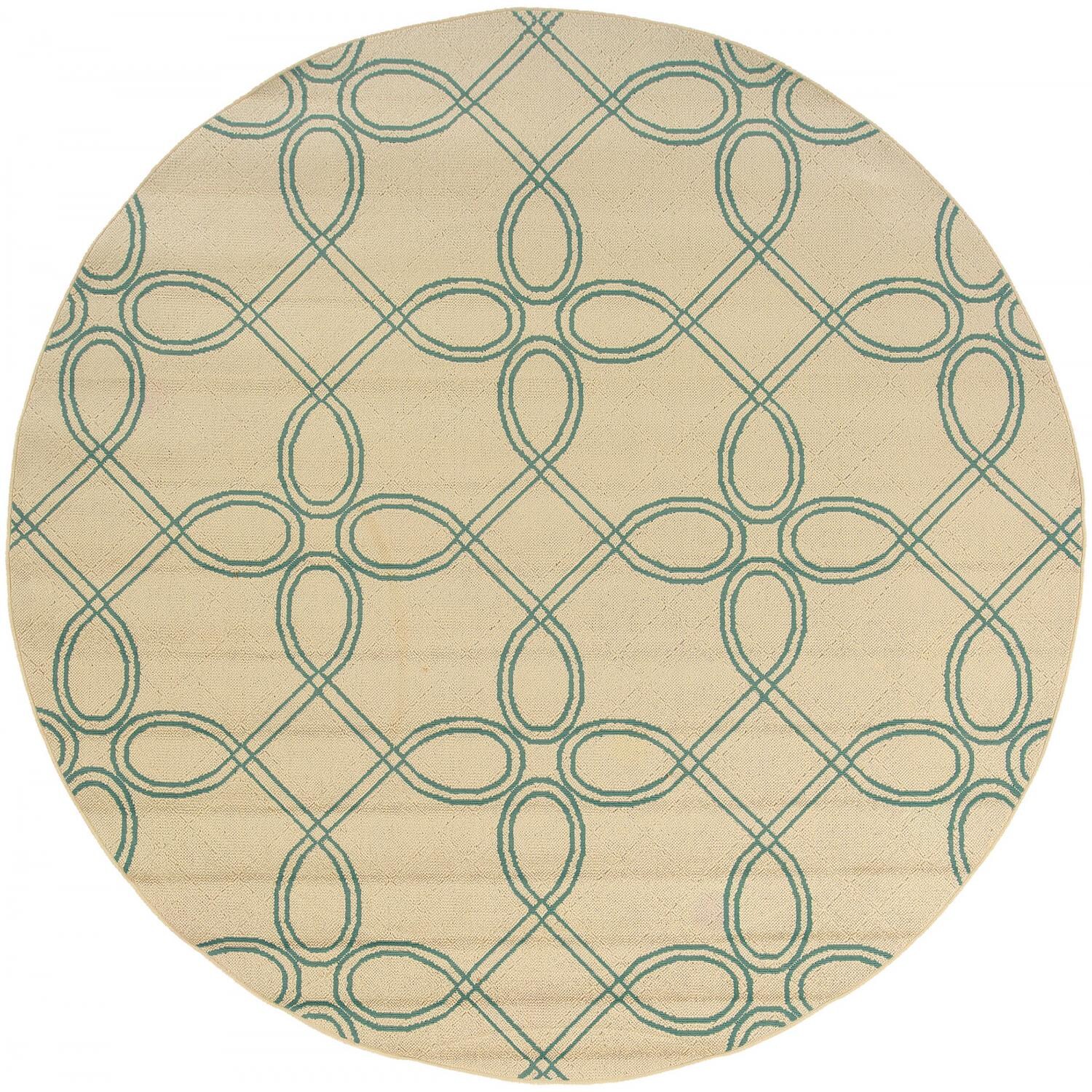 Oriental Weavers Montego 7.10 Ft. Round Indoor/Outdoor Rug - 6991J thumbnail