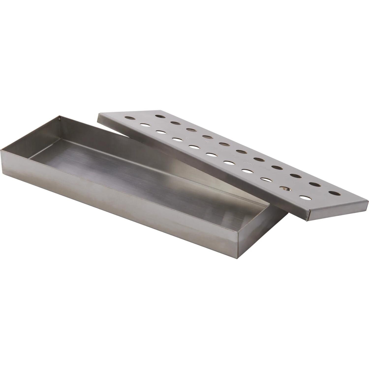 TYTUS A10007 304 Stainless Steel Smoker Box - Open thumbnail