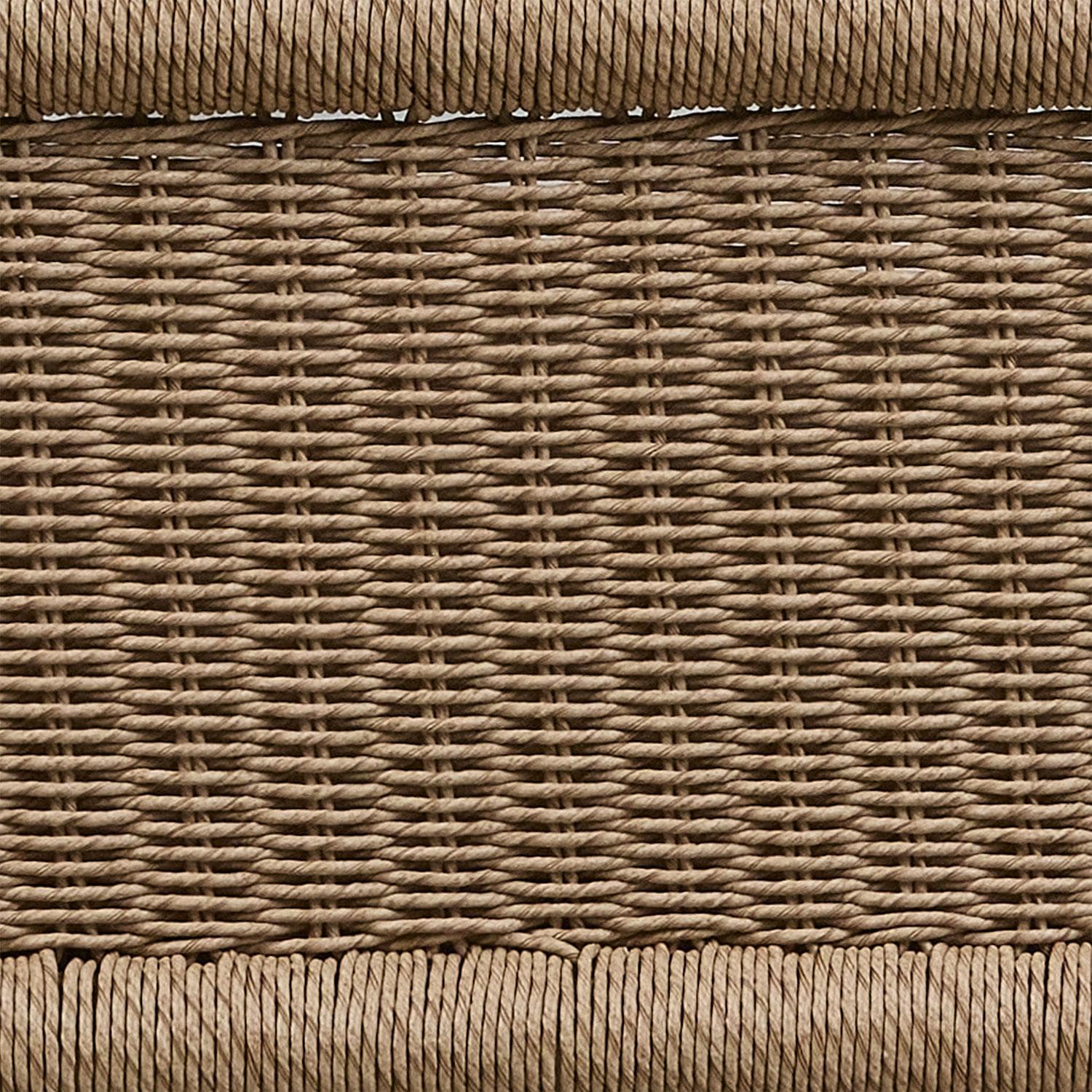Rustic View Wicker Outdoor Club Chair in Natural W/ Sunbrella Cushions by Lakeview Outdoor Designs - Wicker - Swatch thumbnail