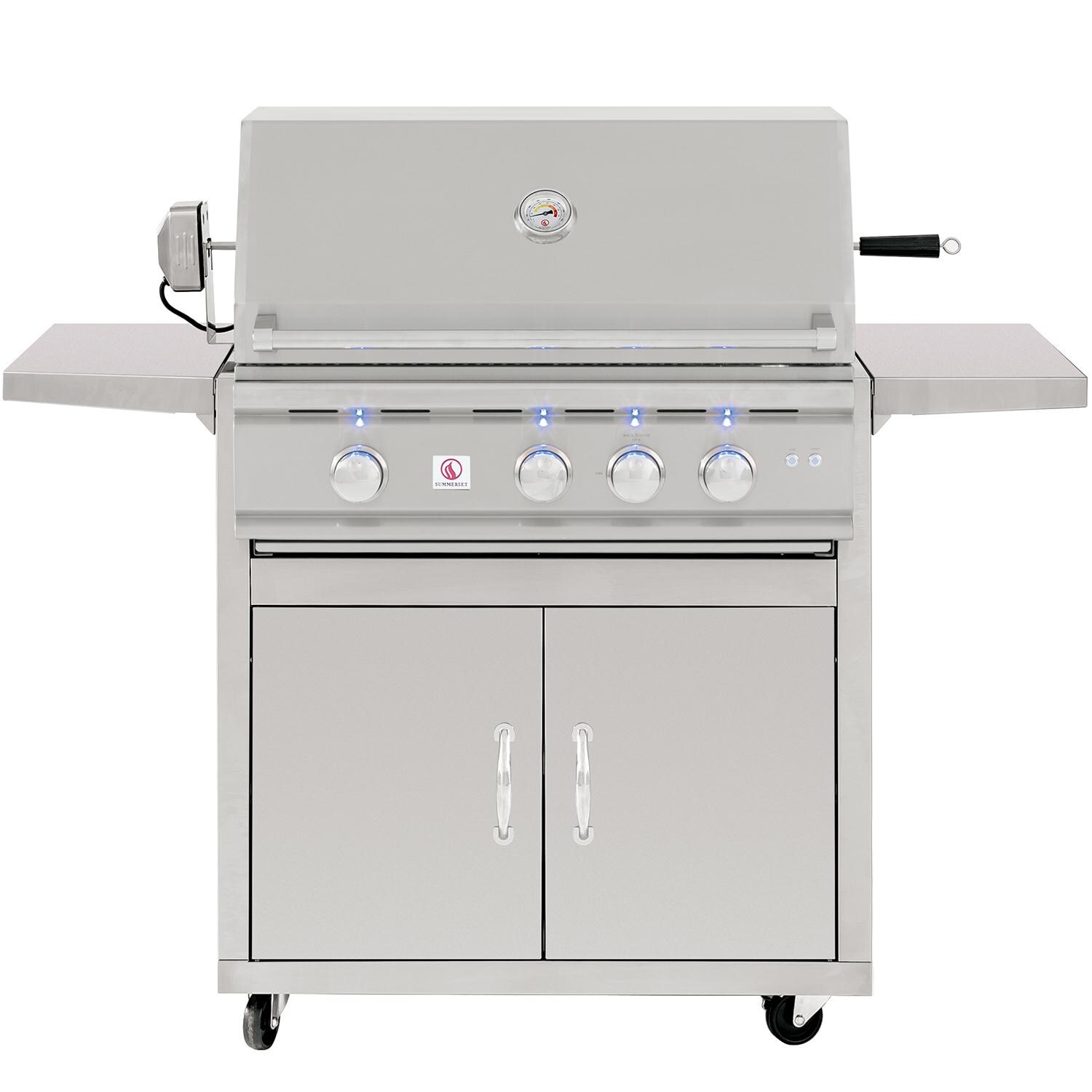 Summerset TRL 32-Inch 3-Burner Propane Gas Grill With Rotisserie - TRL32-LP