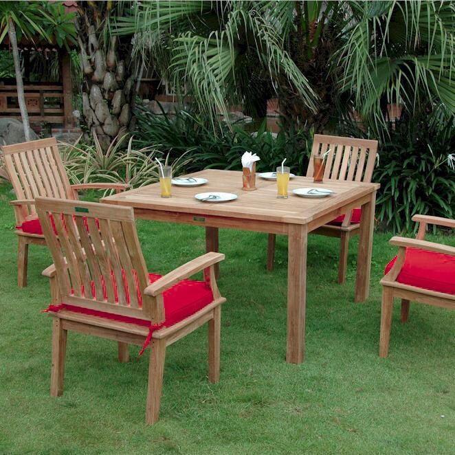 Anderson Teak 4-Person Teak Patio Dining Set