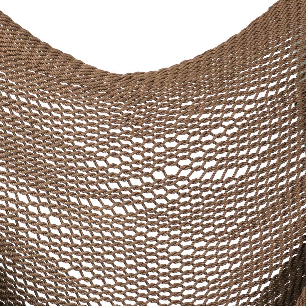 Ultimate Patio Extra Large Hanging Caribbean Hammock Chair - Mocha - Rope thumbnail