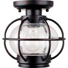 Maxim Portsmouth One Light 8-Inch Outdoor Flush Mount - Oil Rubbed Bronze - 30508CDOI image