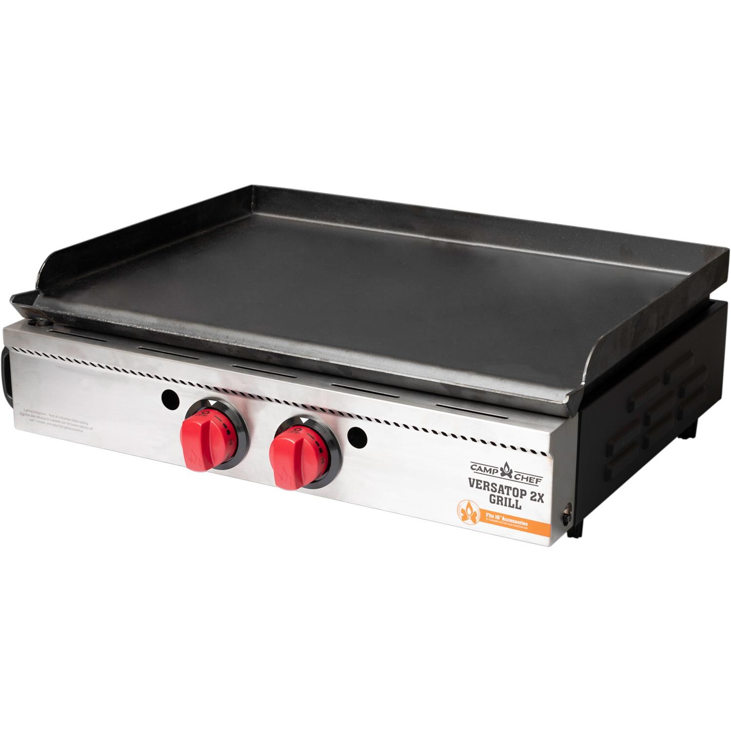 Camp Chef FTG400 VersaTop 2X Two Burner Portable Flat Top Propane Gas Grill - Right Side thumbnail