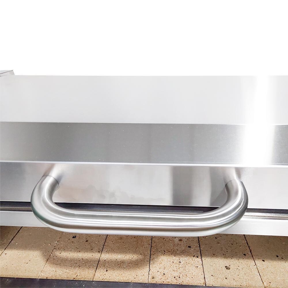 Tagwood BBQ BBQ01SSF Fully Assembled Argentine Santa Maria Wood Fire & Charcoal Grill with Top Lid - Lid Handle thumbnail