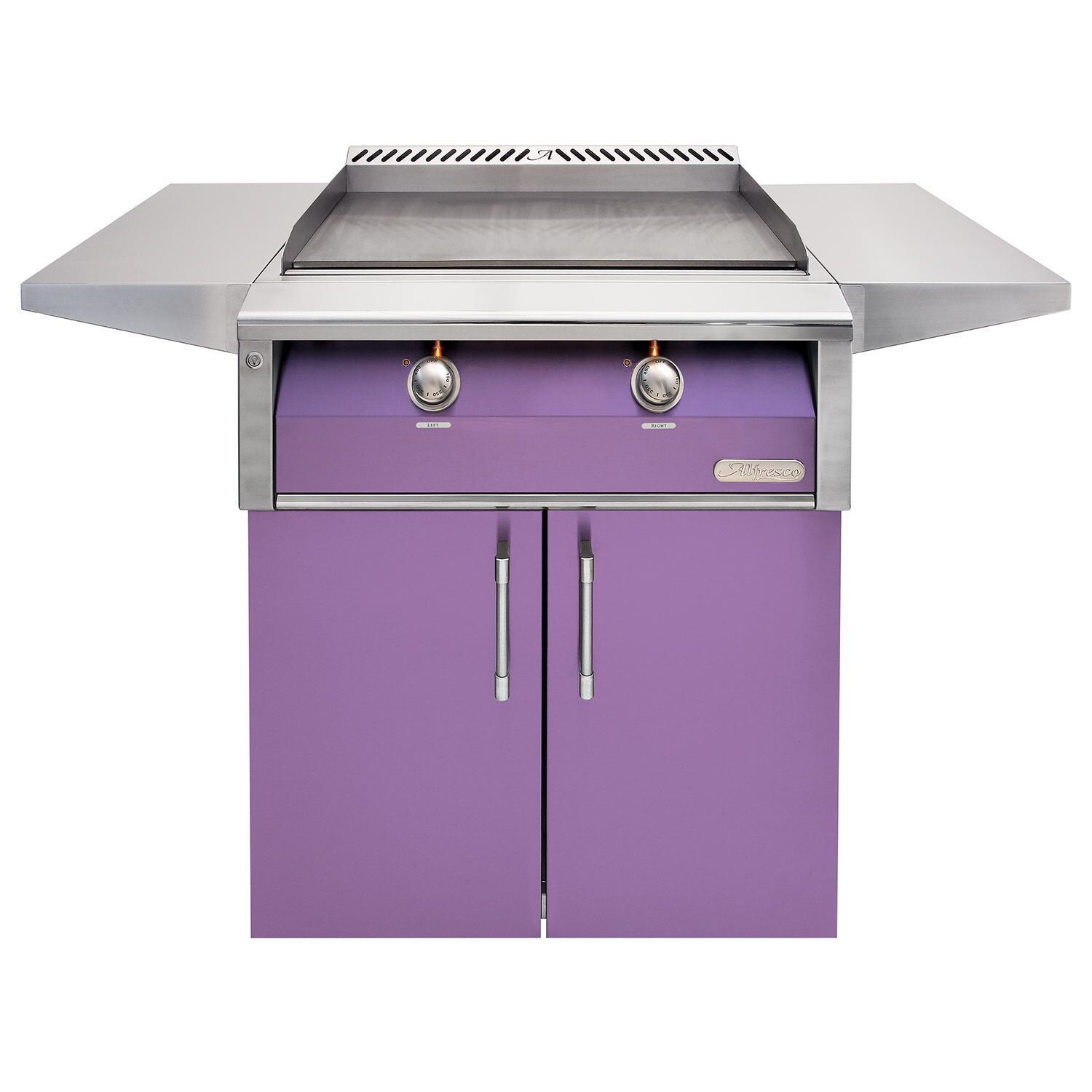 Alfresco Grills AXE-30GTC-NG-S4005 Alfresco 30-Inch Natural Gas Griddle with Cart in Blue Lilac thumbnail