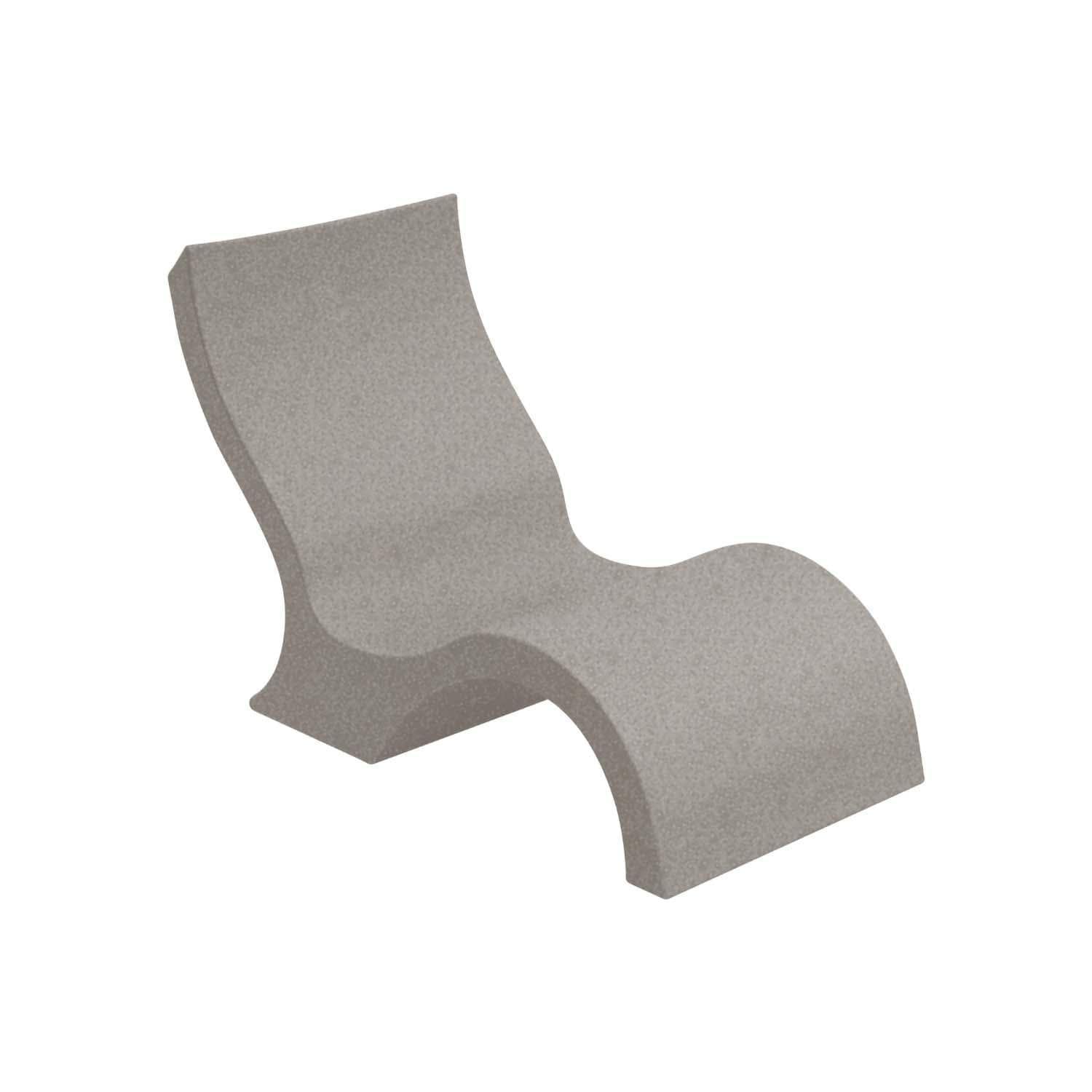 Ledge Lounger Signature Polyresin Lowback In Pool Chaise Lounge in Sandstone by - LL-SG-LBCR-SS