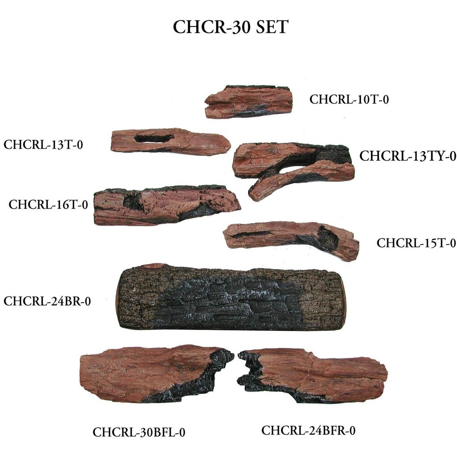 Peterson Real Fyre Charred Cedar Log Breakdown  thumbnail