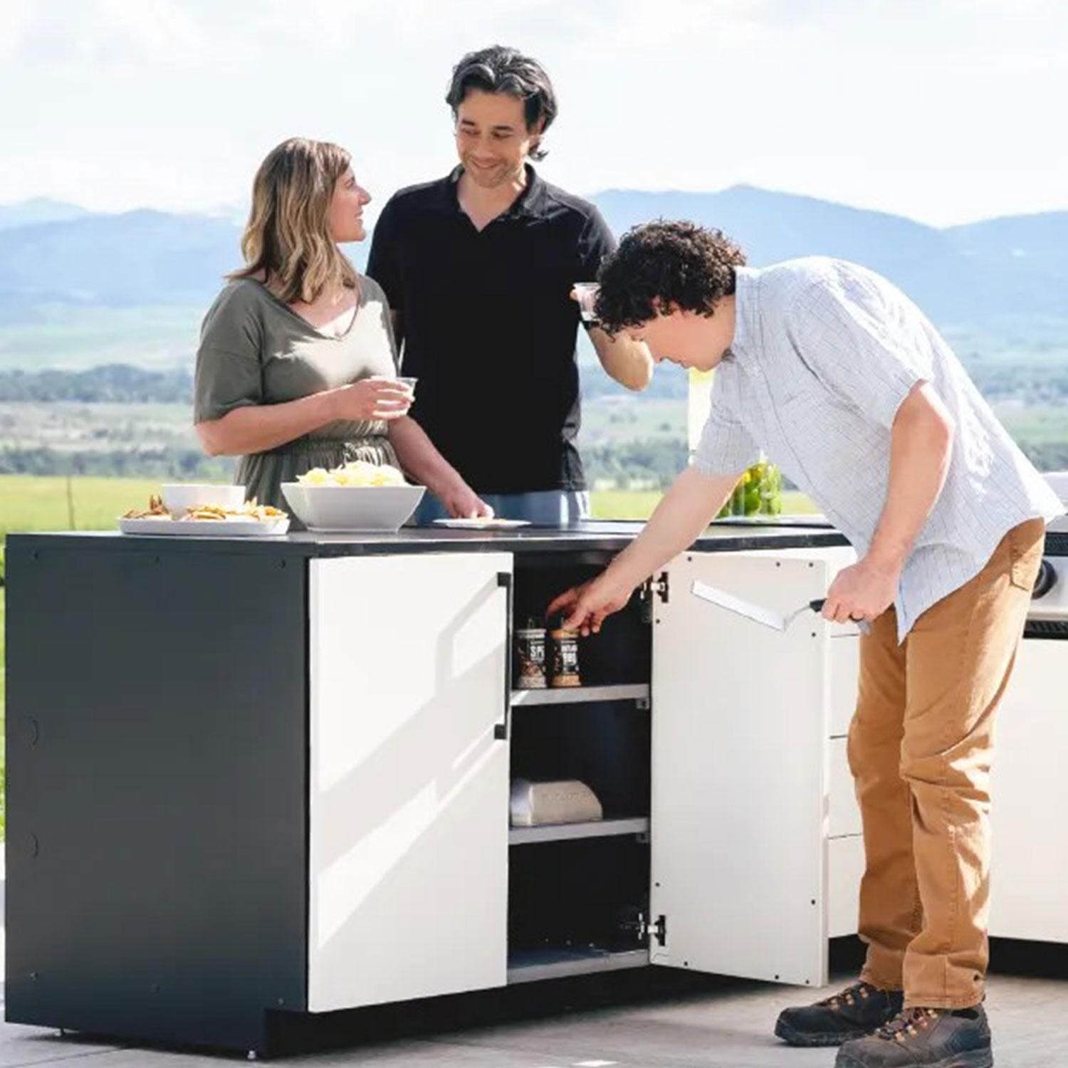 Blackstone 6736 Kitchen Two Door Cabinet - Interior - Lifestyle thumbnail