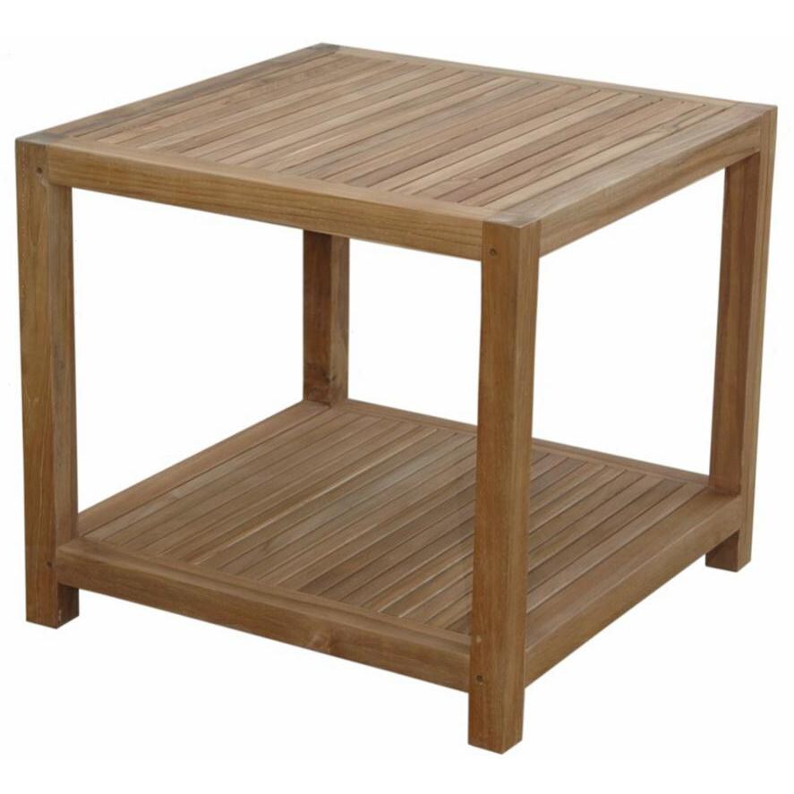 Anderson Teak Glenmore 22 X 22 Inch Teak Patio Side Table thumbnail
