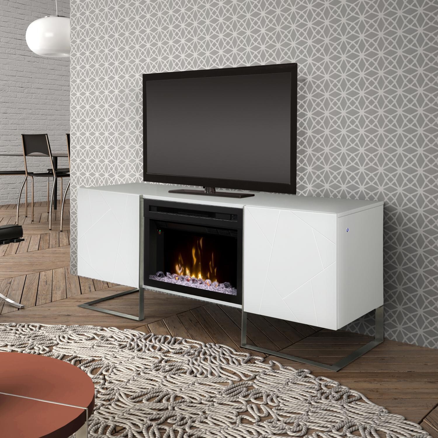 Dimplex - GDS25GD-1962GW - Chase 65-Inch Media Console Electric ...