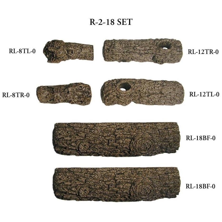 Peterson Real Fyre Golden Oak 18-Inch Log Breakdown thumbnail