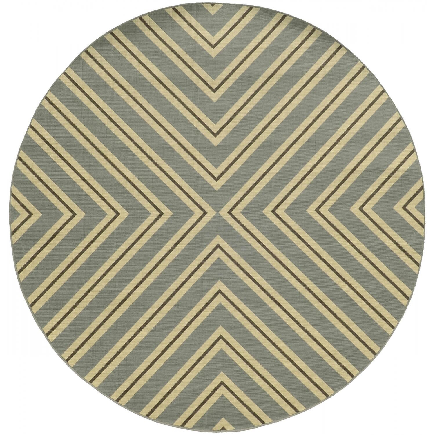 Oriental Weavers Riviera 8 X 8 Round Indoor/Outdoor Rug - 4589P thumbnail