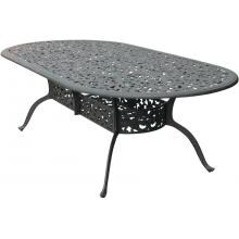 Darlee Series 80 96 X 48 Inch Cast Aluminum Oval Patio Dining Table image