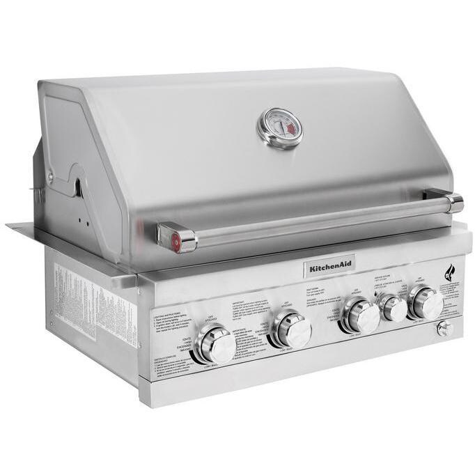 KitchenAid 30-Inch Built-In Propane Gas Grill With Rear Burner - 740-0780 thumbnail