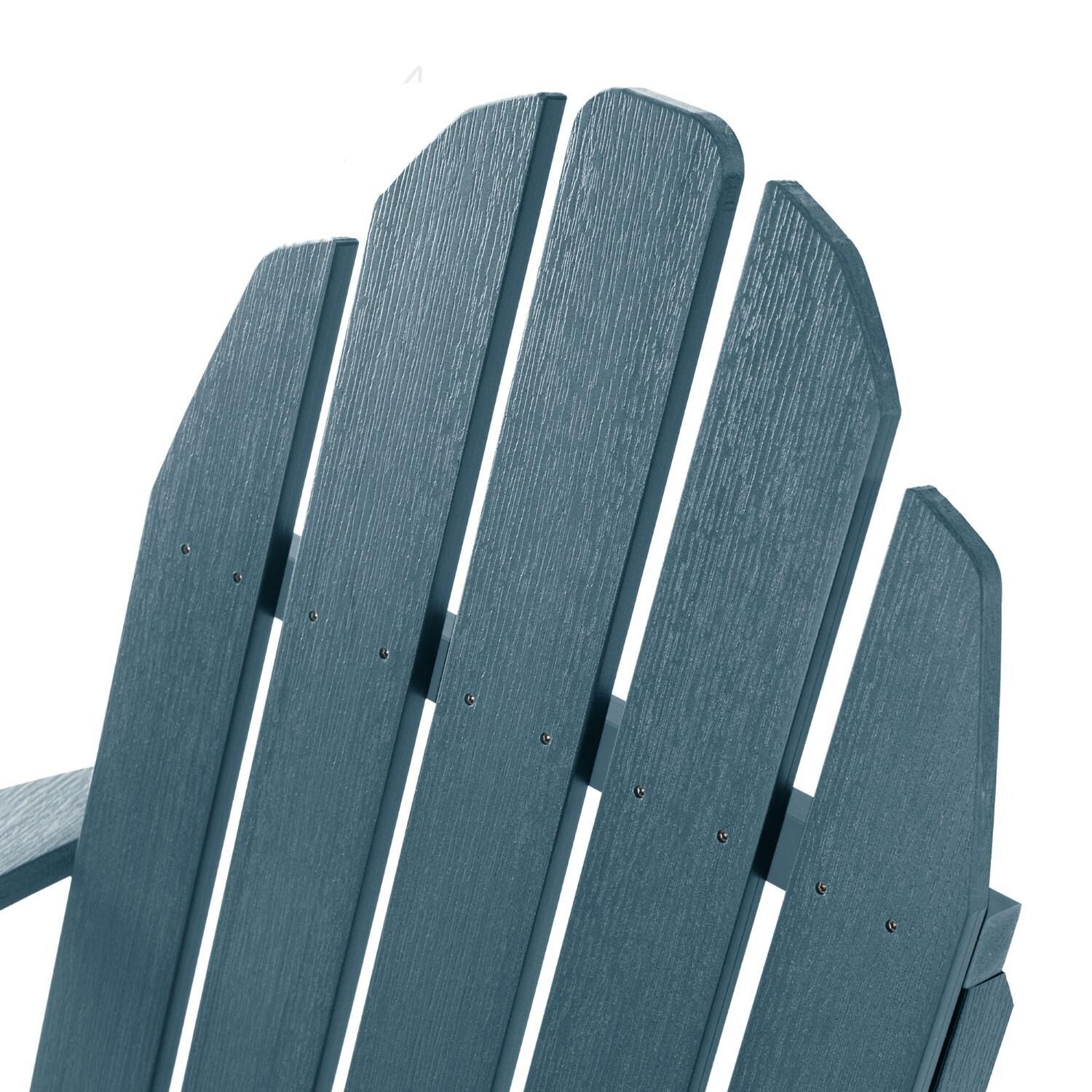 Lakeview The Charmville Adirondack Chair - Nantucket Blue - Headrest thumbnail