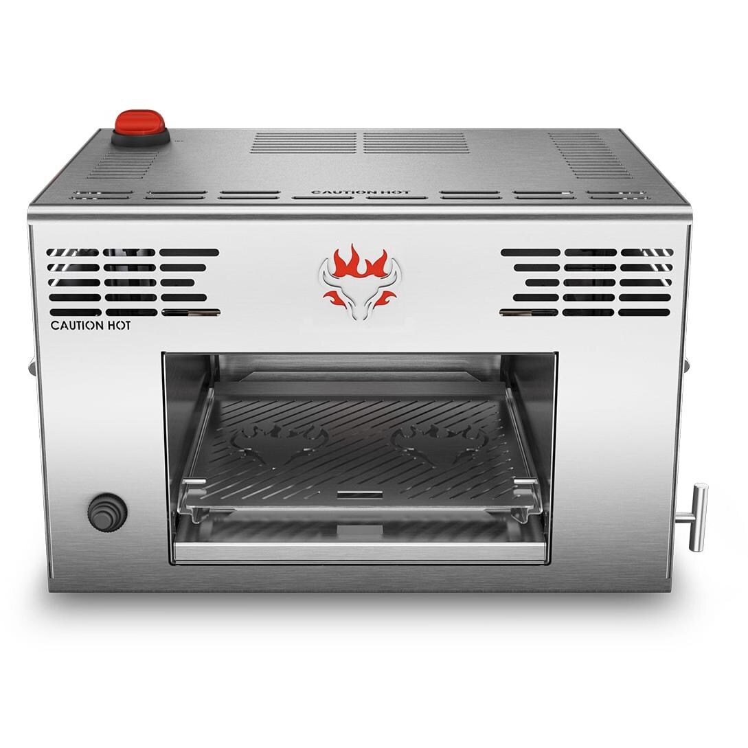 Schwank BB-1001-LP-SS Portable Propane Infrared Grill - Front View