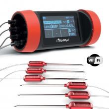 GrillEye PRO+ Wireless Grilling & Smoker Thermometer w/ 6 Probes