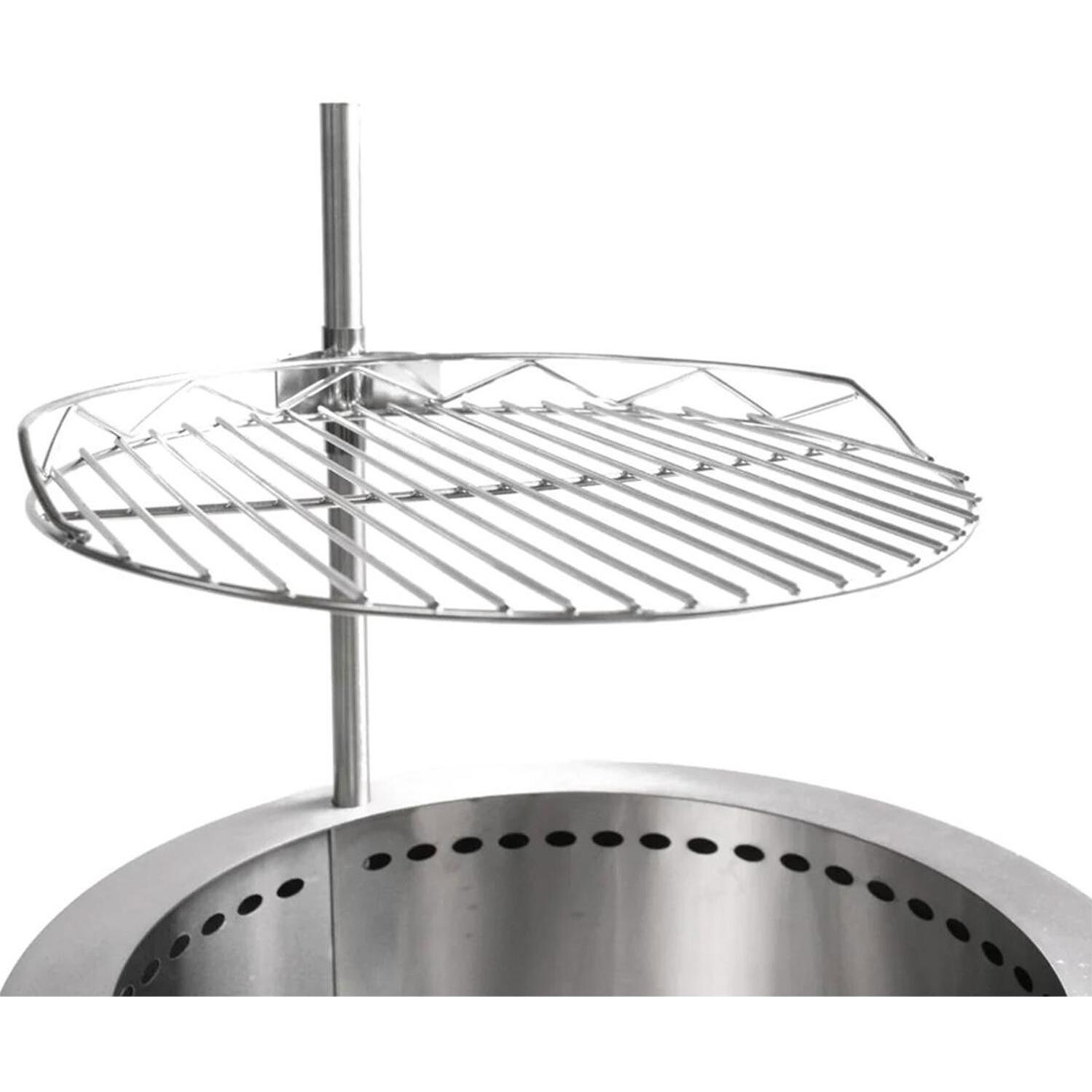 Coulee CCO-0018 Colorado Smokeless Portable Wood Burning Fire Pit - Grill W/ Post Mount Detail thumbnail