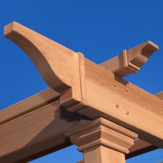 Arcadia Composite Pergola - Corner Detail thumbnail