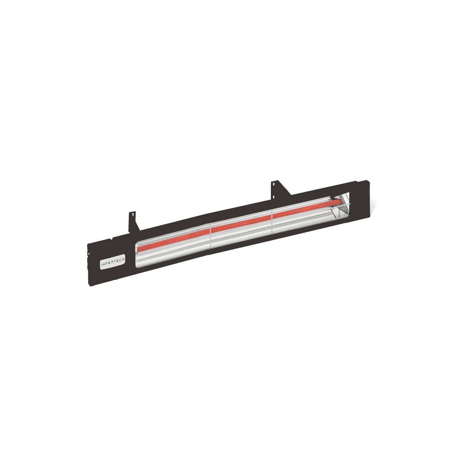 Infratech Slimline Series 42 1/2-Inch 2400W Single Element Electric Infrared Patio Heater - 277V - Matte Black - SL2427BL