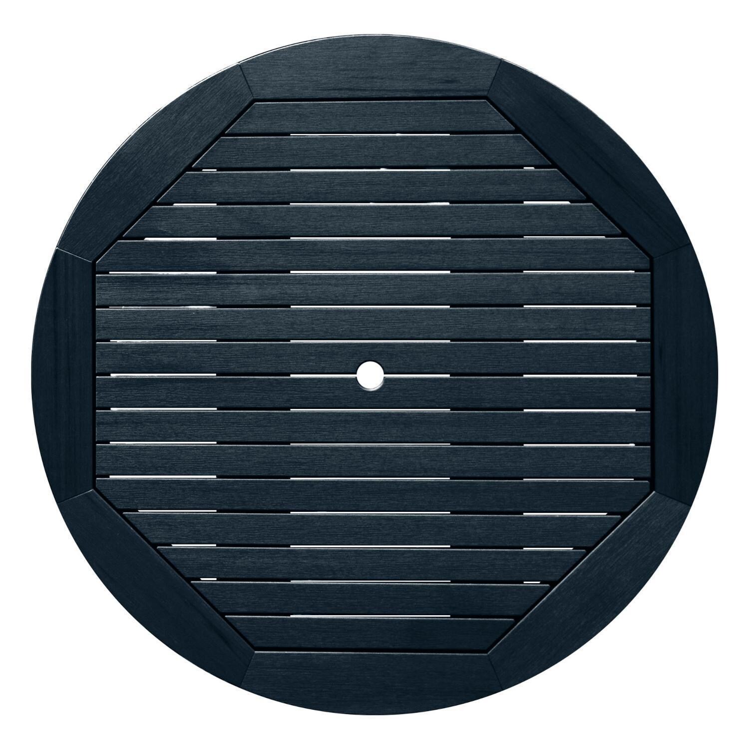 Lakeview Elm Pointe 5 Piece Round Counter Height Dining Set - Federal Blue - Table Top - Detail thumbnail